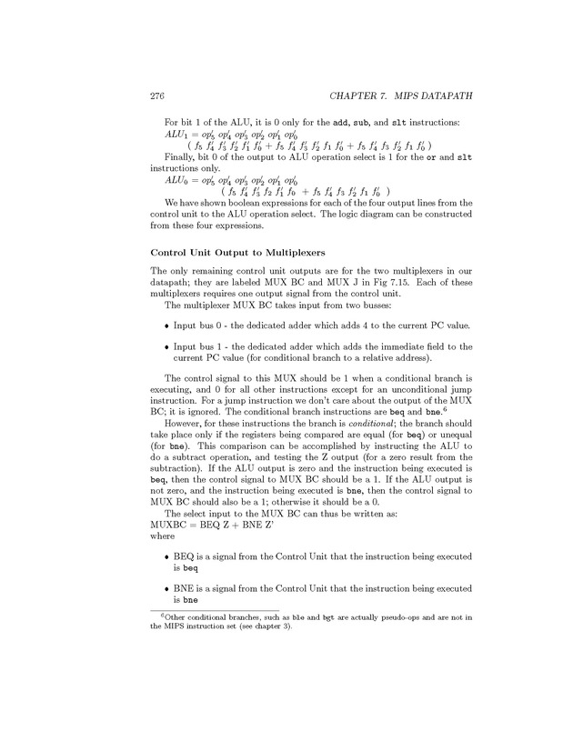 Computer Organization with MIPS - Page 276